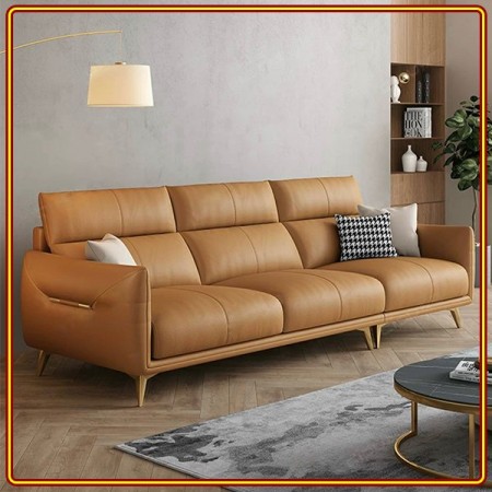 Home Vip - Màu Cam Đất + Trắng Kem : Ghế Sofa Băng + Phụ Kiện Gối Trang Trí